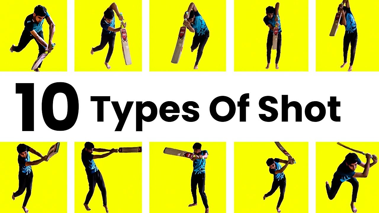 ALL TYPES OF CRICKET SHOT YouTube