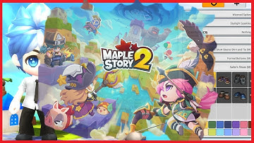 Maplestory 2 (Closed Beta) - Starting MS2 and All Default Avatar Male Character Customization