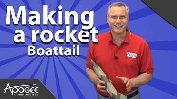 Building a Boattail on a Model Rocket from a Plastic Nose Cone
