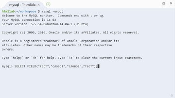 MySQL field строковая функция