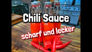 Scharfe und leckere Chili Sauce selber machen - Westmünsterland BBQ