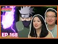 KAKASHI IS BACK 😍 SPECIAL TRAINING.. | Boruto Episode 168 Couples Reaction & Discussion