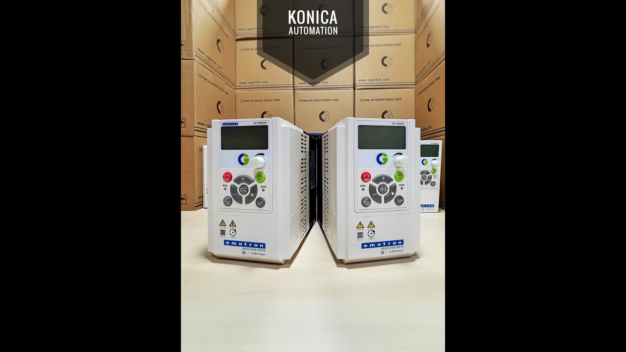 Open Loop Torque Control Demo | CG Emotron VSX Winder Test | Konica Automation