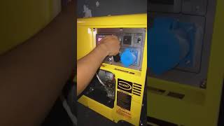 Starting genset krisbow 5kva