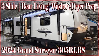 HUGE Couples Camper 2024 Grand Surveyor 305RLBS Travel Trailer by Forestriver at Couchs RV Nation