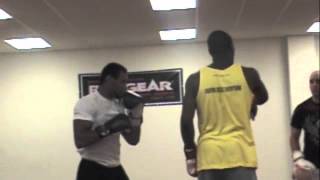 Funny Boxing Coach does it again!!!    Eric Kelly