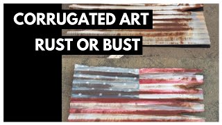 Rustic American Flag