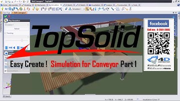 TopSolid 7 : Easy create  Simulation for Conveyor  Part 1
