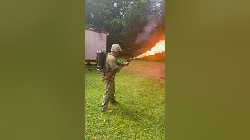 WWII USMC M2 Flamethrower