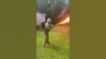 WWII USMC M2 Flamethrower