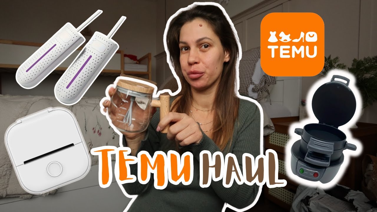TEMU HAUL - naručila sam aparate - linkovi i kod za popust u opisu⬇️