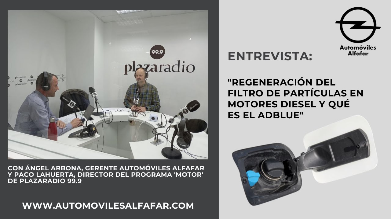 Regeneración filtro partículas y Adblue en motores diesel