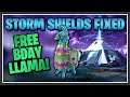 STORM SHIELD BUG IS NOW FIXED &amp; *FREE* BIRTHDAY LLAMA - Fortnite Save the World