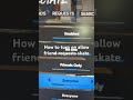 How to turn on allow friend requests skate