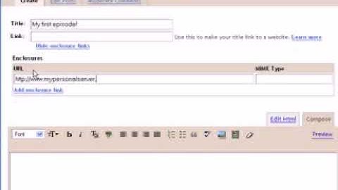 Creating a Podcast with Blogger myblogusa