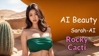 [4K] Sarah AI Lookbook- Rocky Cacti