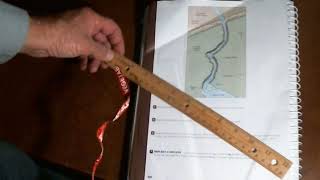 River measurement from map inspection