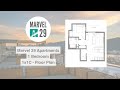 1x1c floor plan virtual tour  marvel 29 apartments