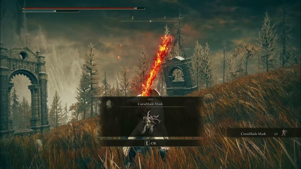 Elden Ring DLC Curseblade Mask Collectible YouTube