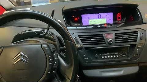 Citroen C4 Picasso change menu language