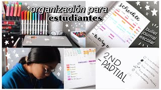 ORGANIZACIÓN PARA LA ESCUELA (bullet journal para estudiantes)  Carola Study