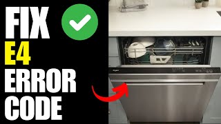 whirlpool dishwasher error code e4 - How To Fix