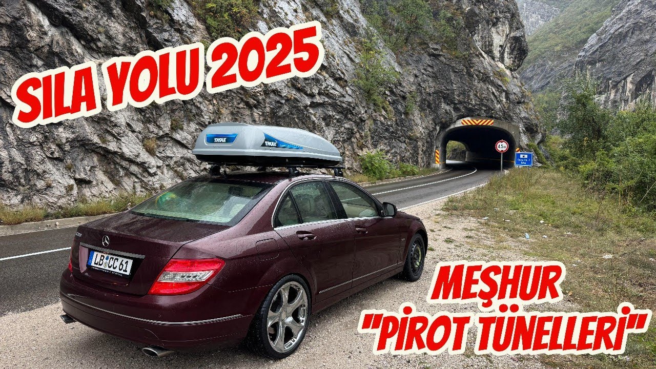 Sıla Yolu Lastik Kırıldı - Partikül Tıkandı | C320 Cdi ile Eski Pirot Tünel Yolu !!