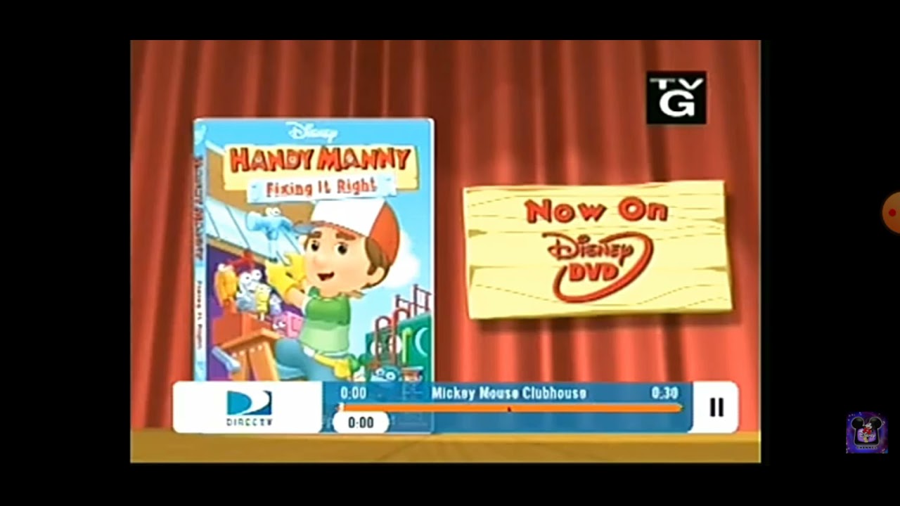 Playhouse disney commercial break 2008 mickey mouse clubhouse and