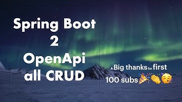 SpringBoot OpenApi CRUD | mongoDB