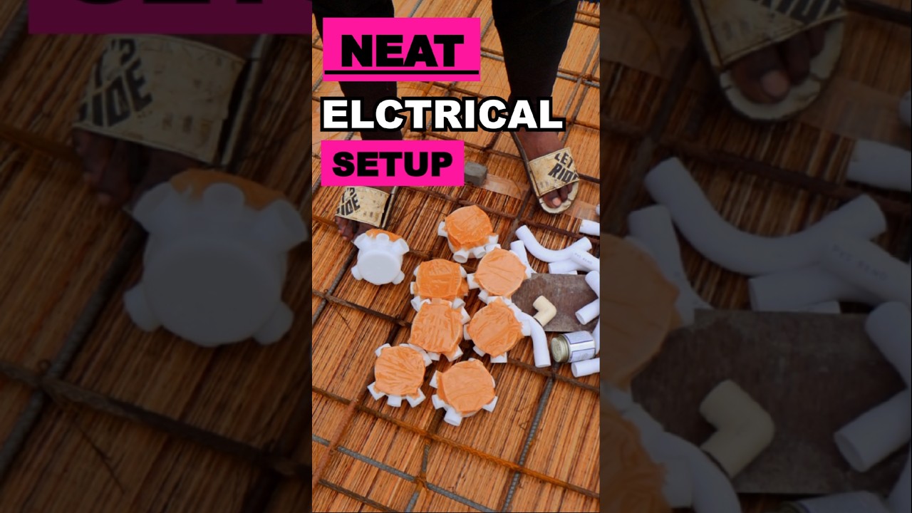 ⚡ Perfect Electrical Piping on Roof Slab! ⚡