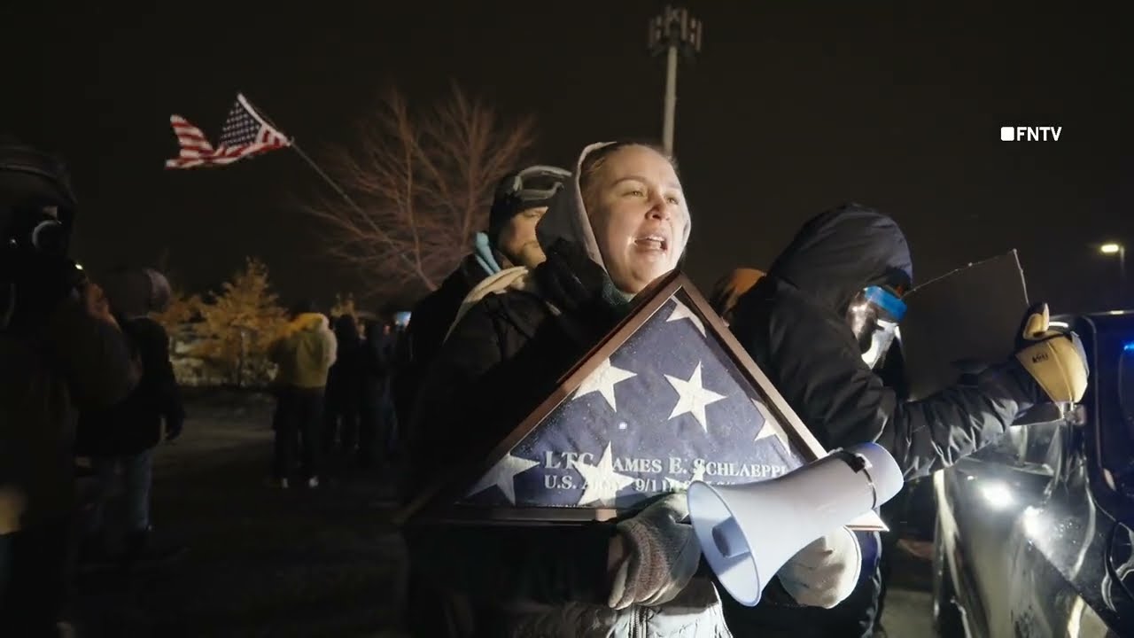 Protesters Face Off Against Sheriffs outside Whipple Federal Building