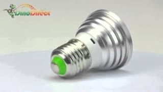 E27 3W LED Light Bulb with Wireless Remote Controller(220V)  from Dinodirect.com - CN-CVSCL-8101