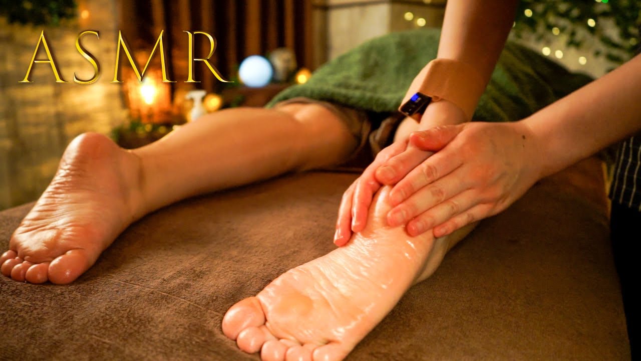 【ASMR】環境音ありウトウトふくらはぎと足裏マッサージ💤/ちむさん/池袋シュエット