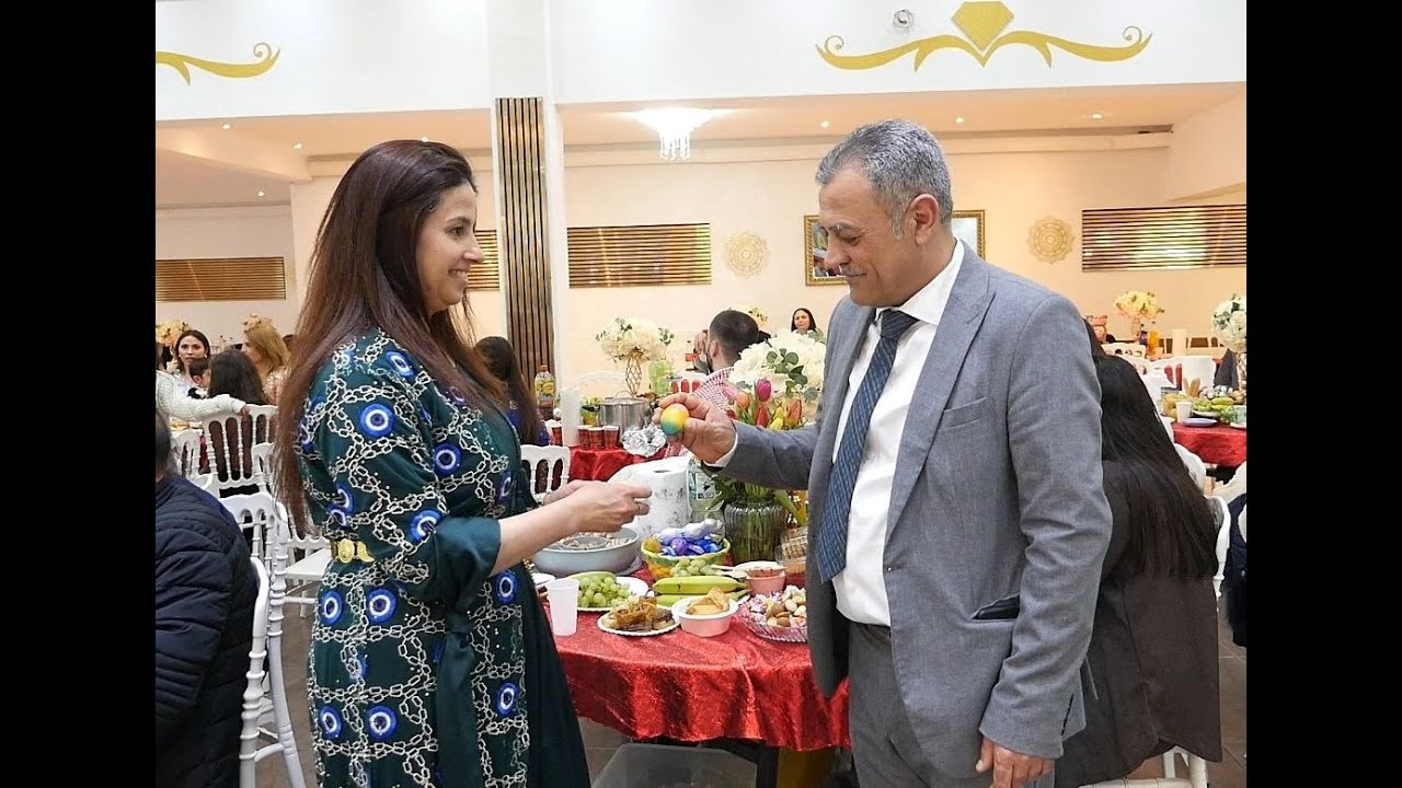 حفلة أهالي  قرية  برزان  روجافا  بمناسبة جارشمبا سري نيساني