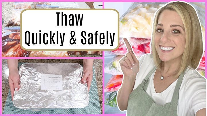 Thawing Freezer Meals Safely & Quickly- You Need To Know Tip #2!!