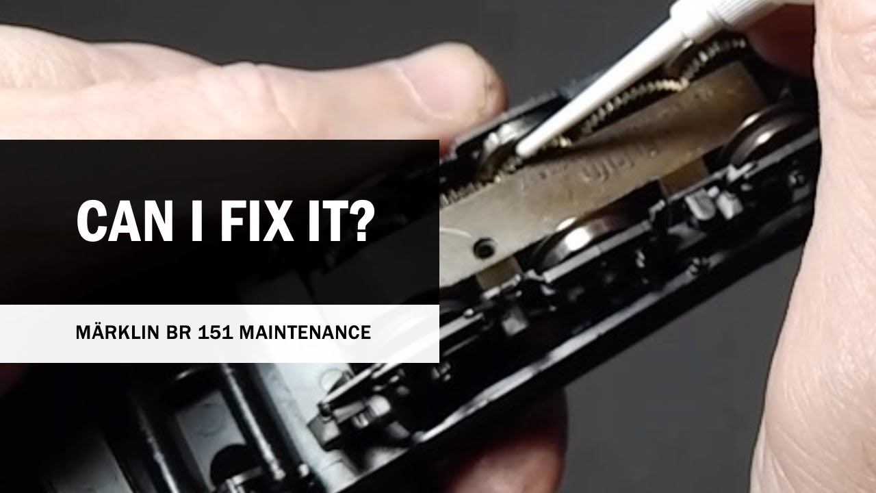 Можно ли это исправить? Медленно Märklin BR 151 — основные этапы обслуживания