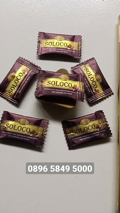 Permen SOLOCO Original merupakan permen rasa coklat kopi yang berkhasiat meningkatkan vit*litas pria