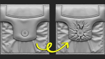 Brush: 40 Cloth Details - Button Hole Brushes + Alpha Vol01 + Video Tutorial || Intro