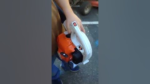 Stihl BG 50 Blower:  How to Start Your Big 50 Blower