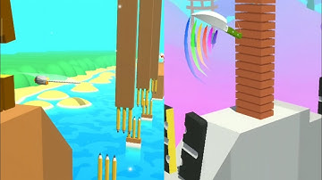 Flying Cut Vs Slice it All Gameplay Android & Relaxing Sounds