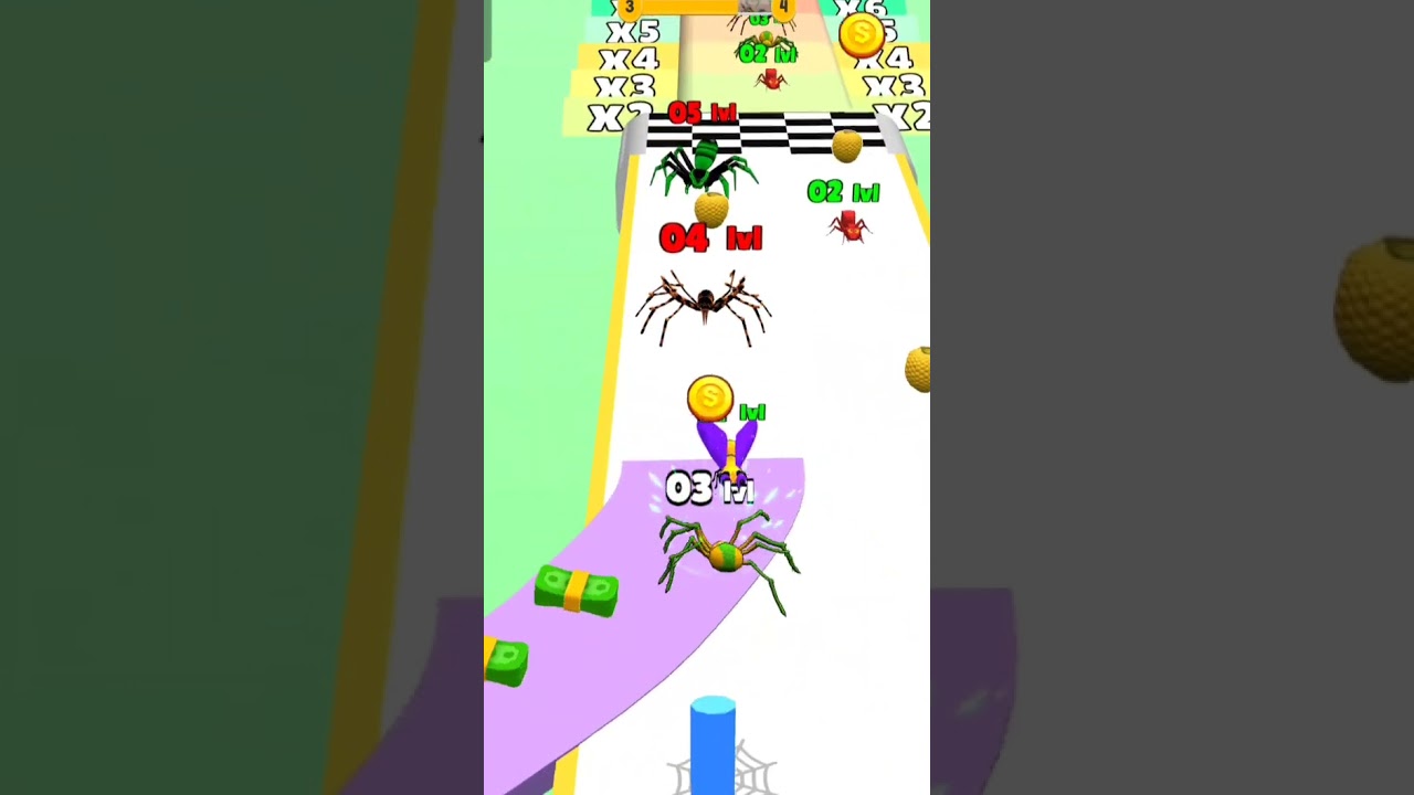 anti spider running leval ant 2 , bhootvala game , spider game , majedar game  