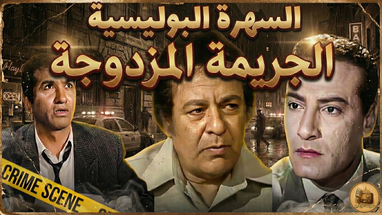 التمثلية البوليسية النادرة _ الجريمة_ المزدوجة | محمود عزمي_ كمال حسين_ حمدي أحمد