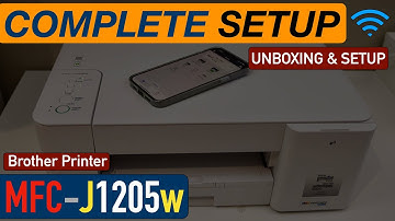 Brother MFC-J1205w Setup, Quick Unboxing, Install Ink, Wireless Setup, Scanning & Printing Review.