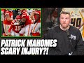 Pat McAfee Reacts To Patrick Mahomes Apparent Concussion vs Browns