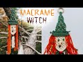 DIY: Tutorial Macrame Halloween Witch / Decor for 🎃 Halloween 2022 🎃