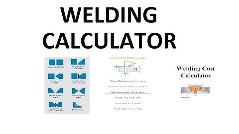 welding calculator