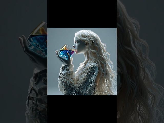 [ASMR] 💄ガラス人間七変化-宝石- Glass human's Seven Transformations -Jewels- #asmr #glass #fantasy #shorts