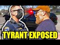 TYRANT COP PUT IN CHECK - UNLAWFUL ORDER FAIL