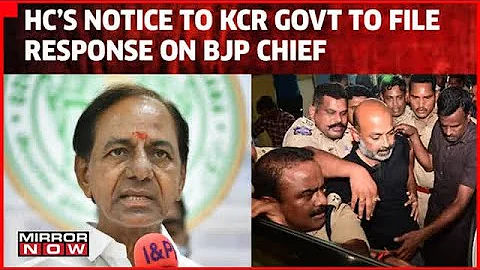 HC Sent Notice To Telangana Govt To File Counter Response Against BJP Chief's Arrest | Politics News