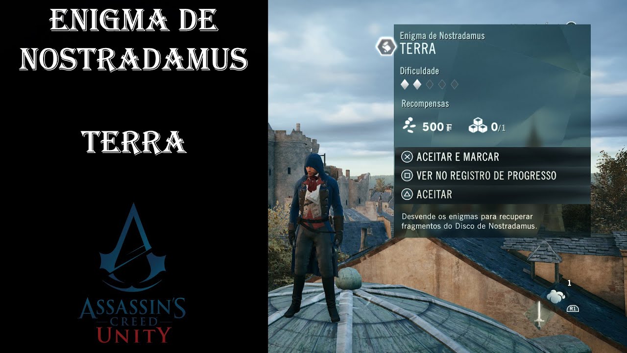 Assassin's Creed Unity Enigma de Nostradamus Terra